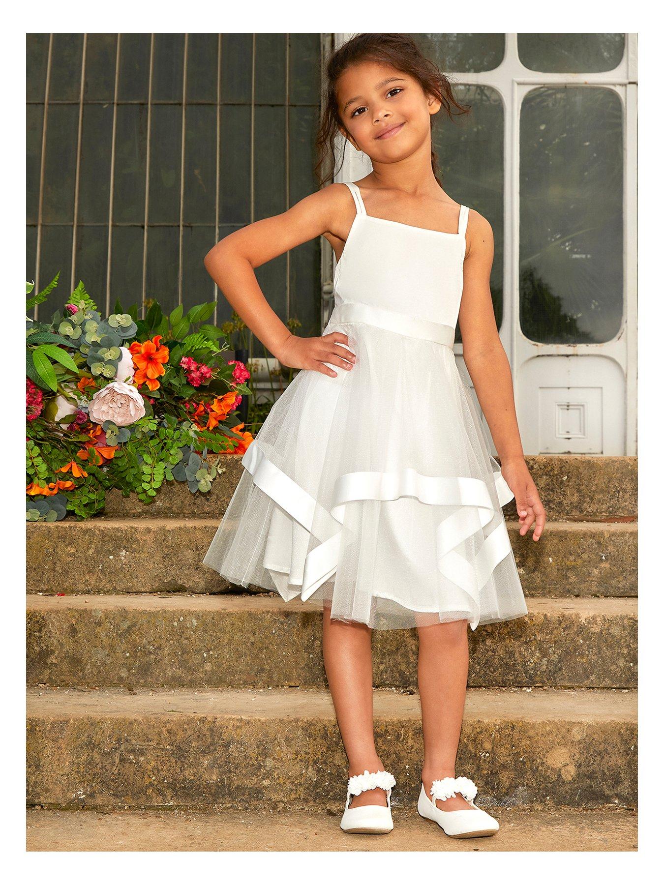 Children white dress best sale