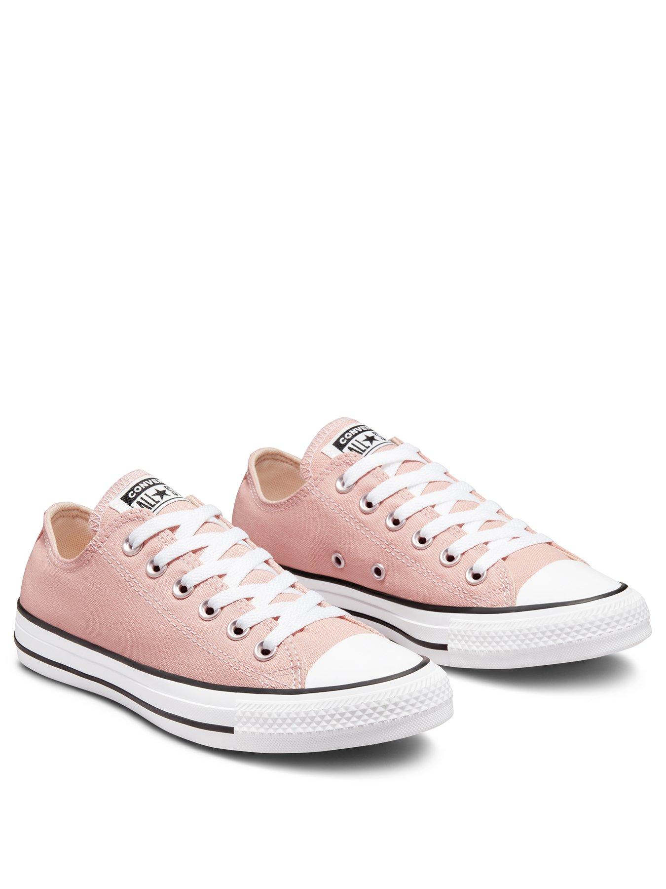 pale pink converse womens