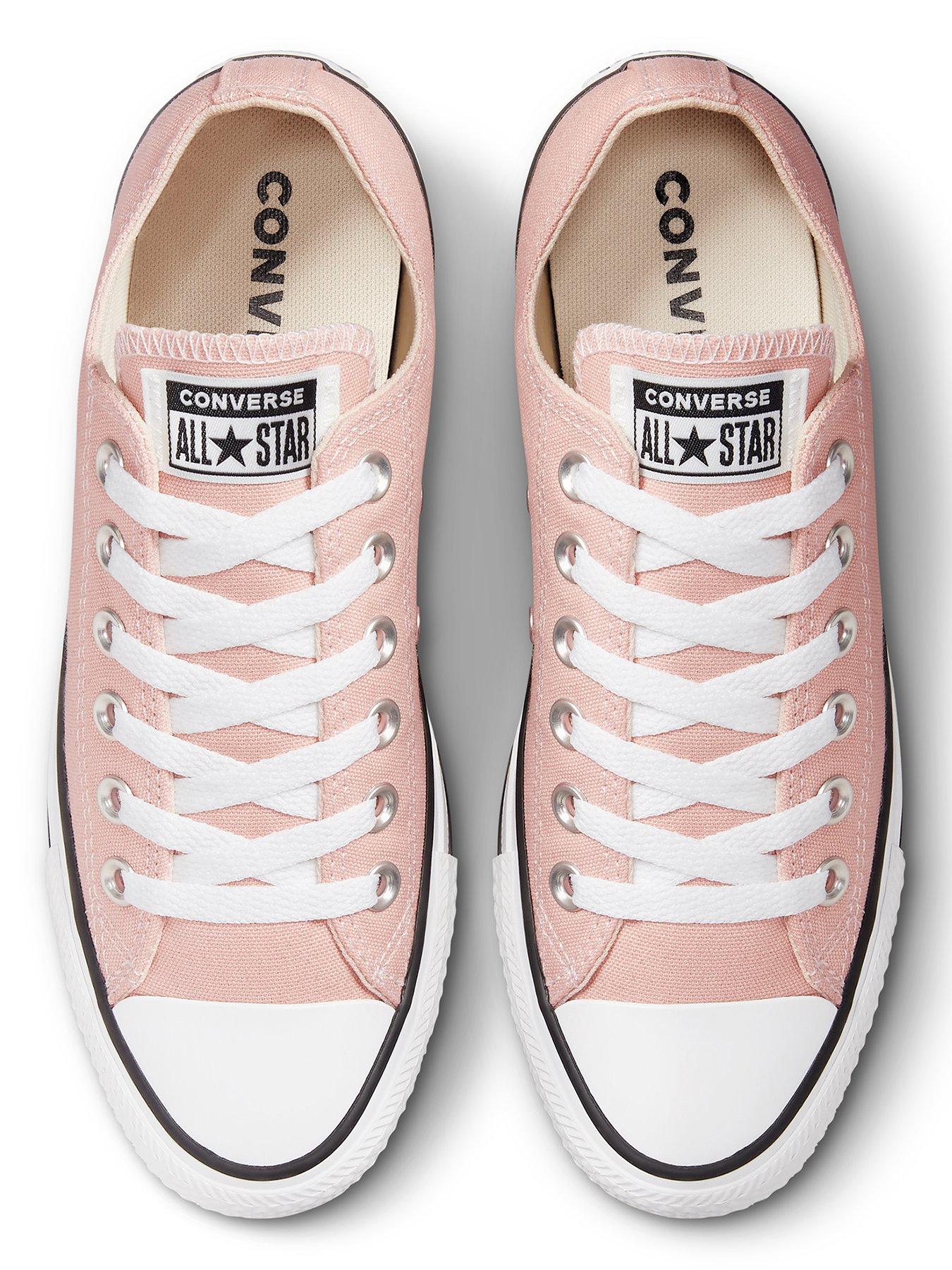  Chuck Taylor All Star 50/50 Recycled Cotton Ox Plimsoll - Pink