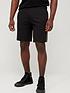  image of armani-exchange-pgold-label-jersey-shorts-ndash-blackp