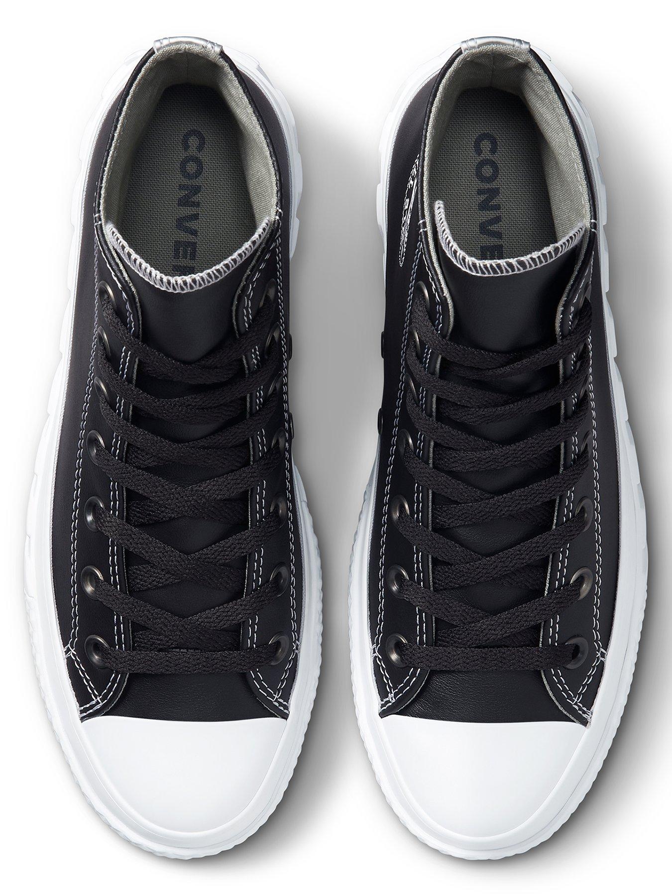 black platform plimsolls