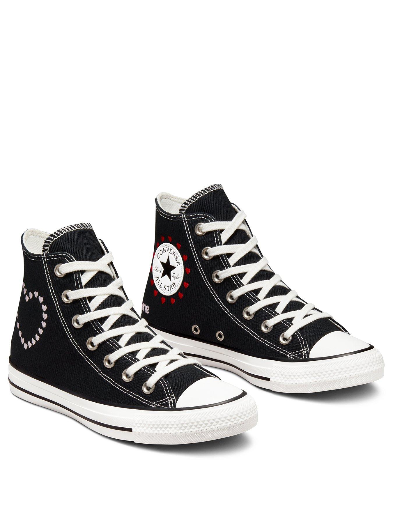 black converse plimsolls