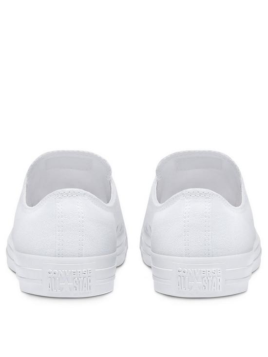 stillFront image of converse-chuck-taylor-all-star-canvas-ox-plimsolls-white