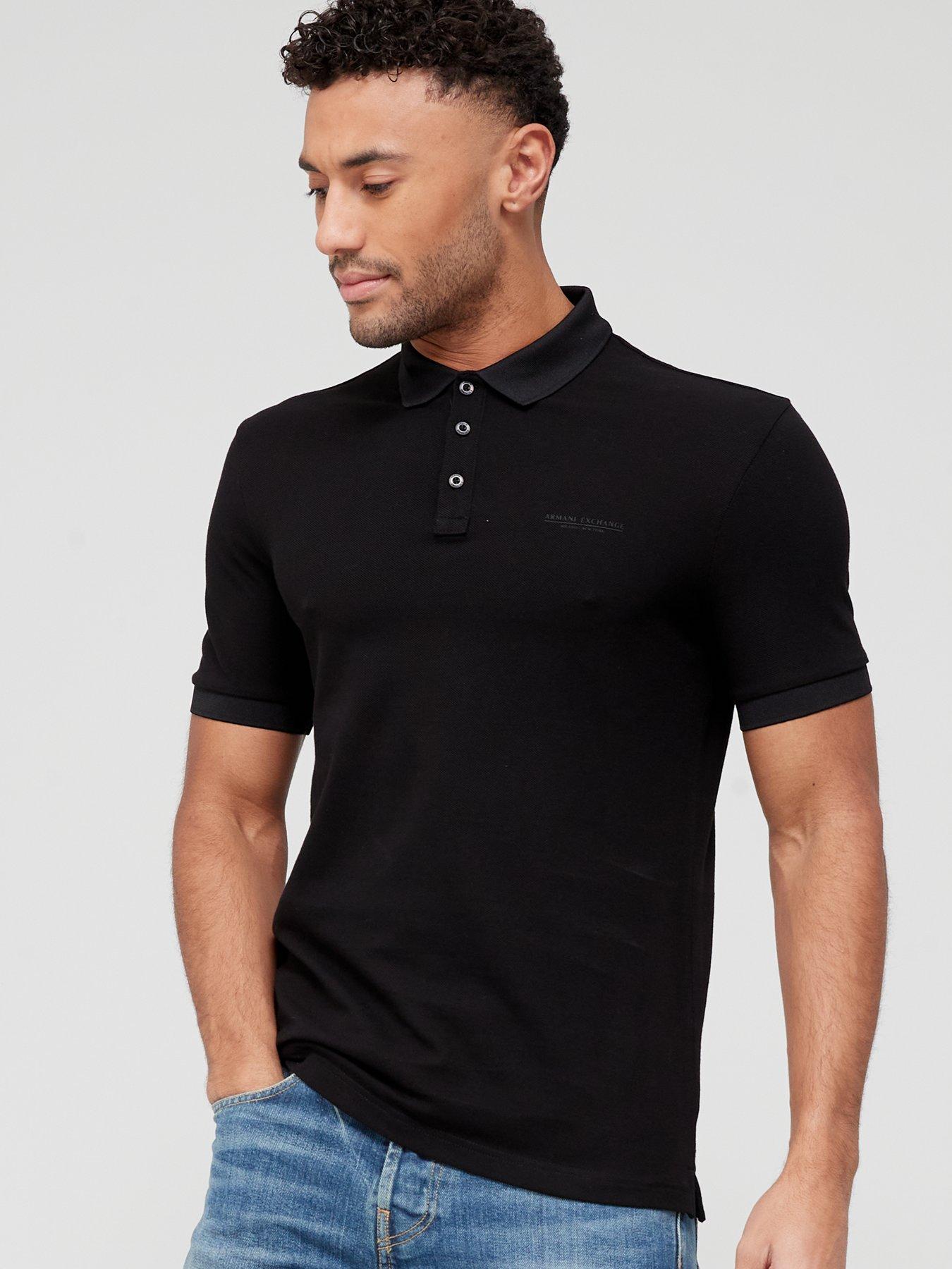 Armani Exchange Polo Shirt - Black 