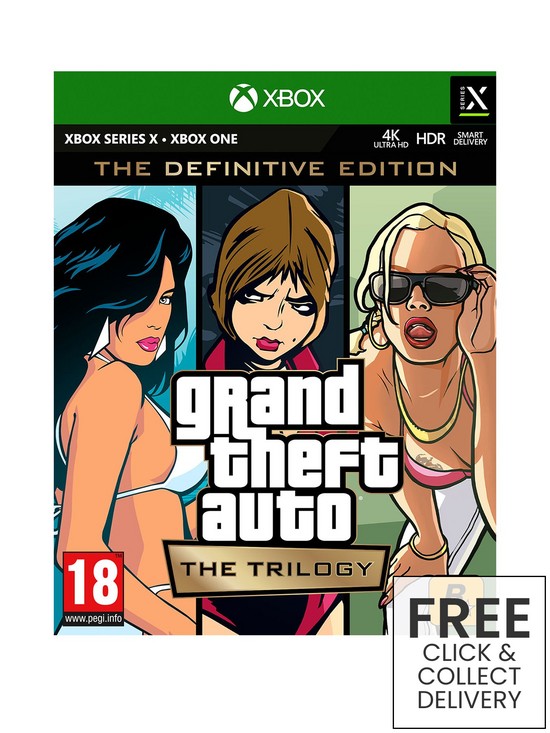 front image of xbox-one-grand-theft-auto-the-trilogy-the-definitive-edition