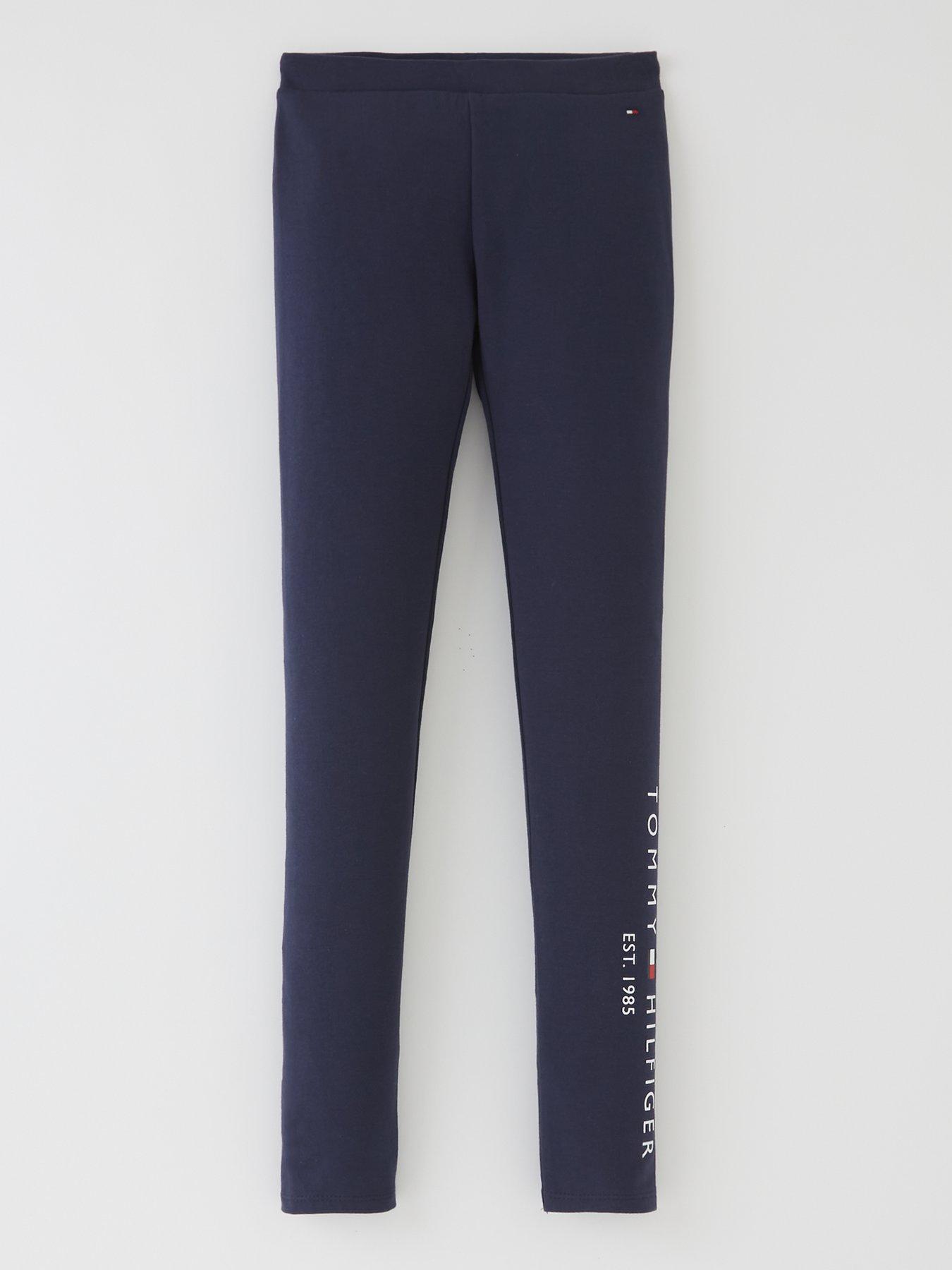 undefined Girls Essential Leggings - Navy