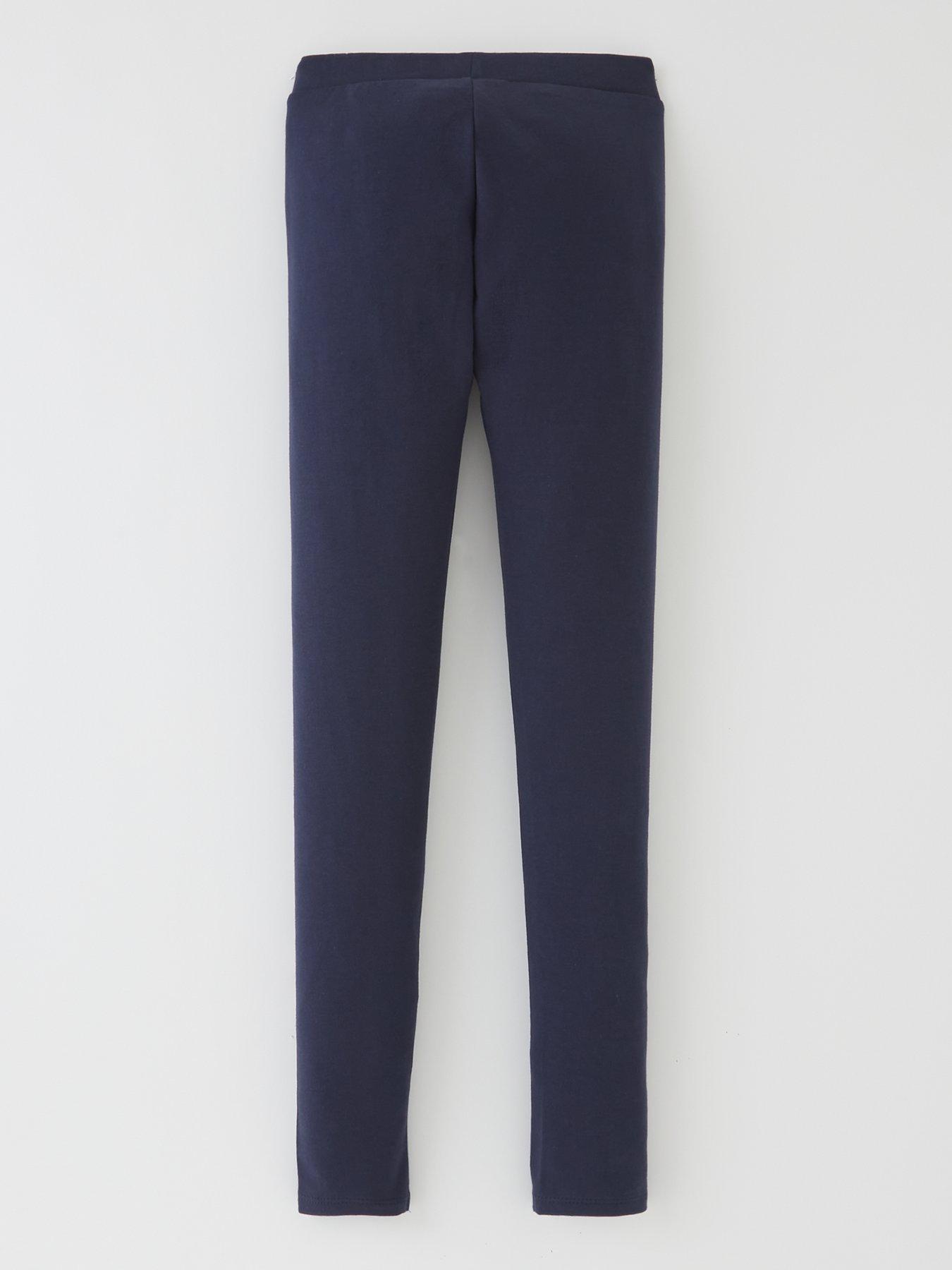 Girls Essential Leggings - Navy