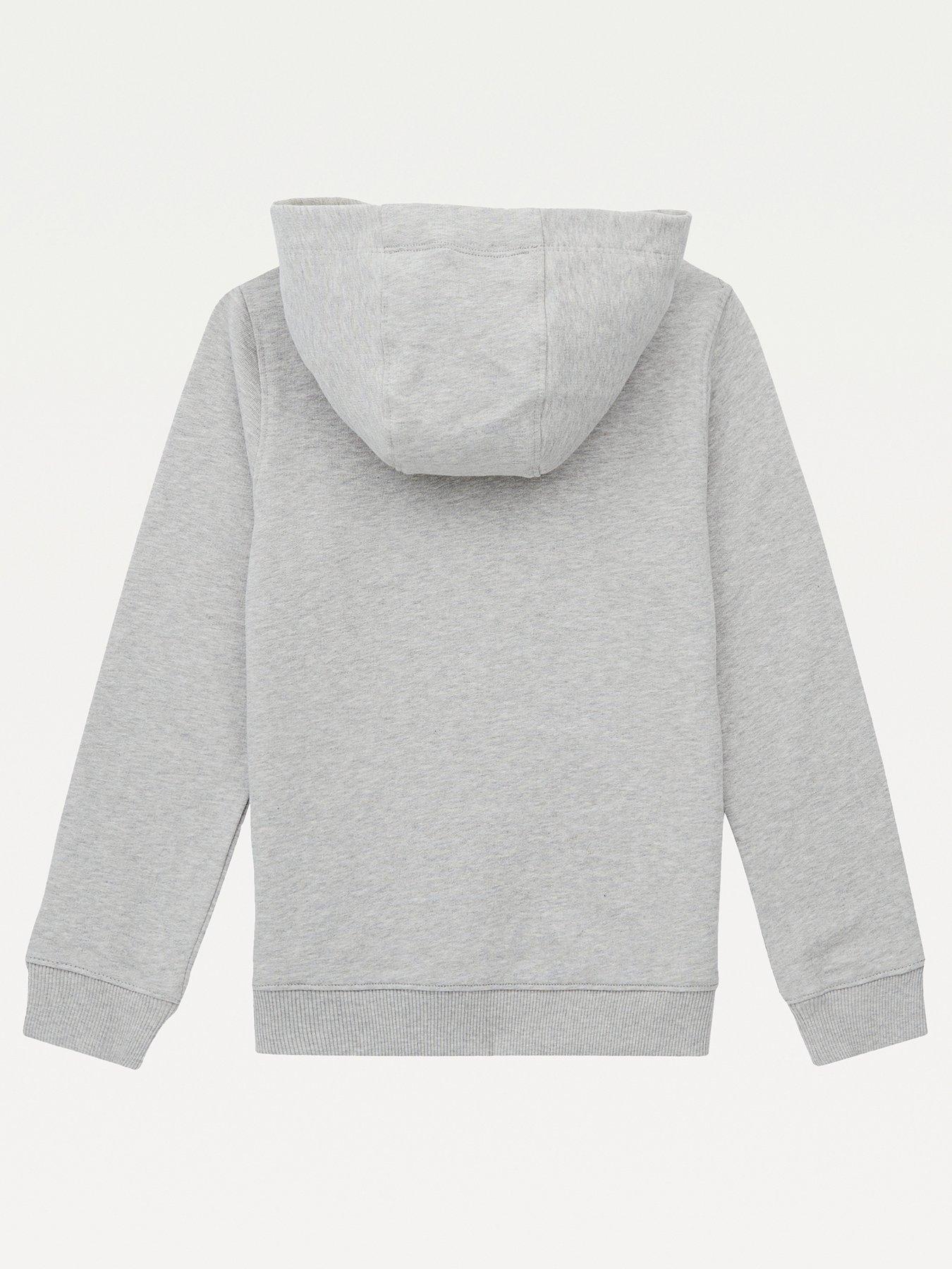 Image 2 of 3 of Tommy Hilfiger Boys Essential Hoodie - Light Grey Marl