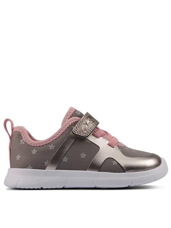 front image of clarks-toddler-ath-flux-trainer