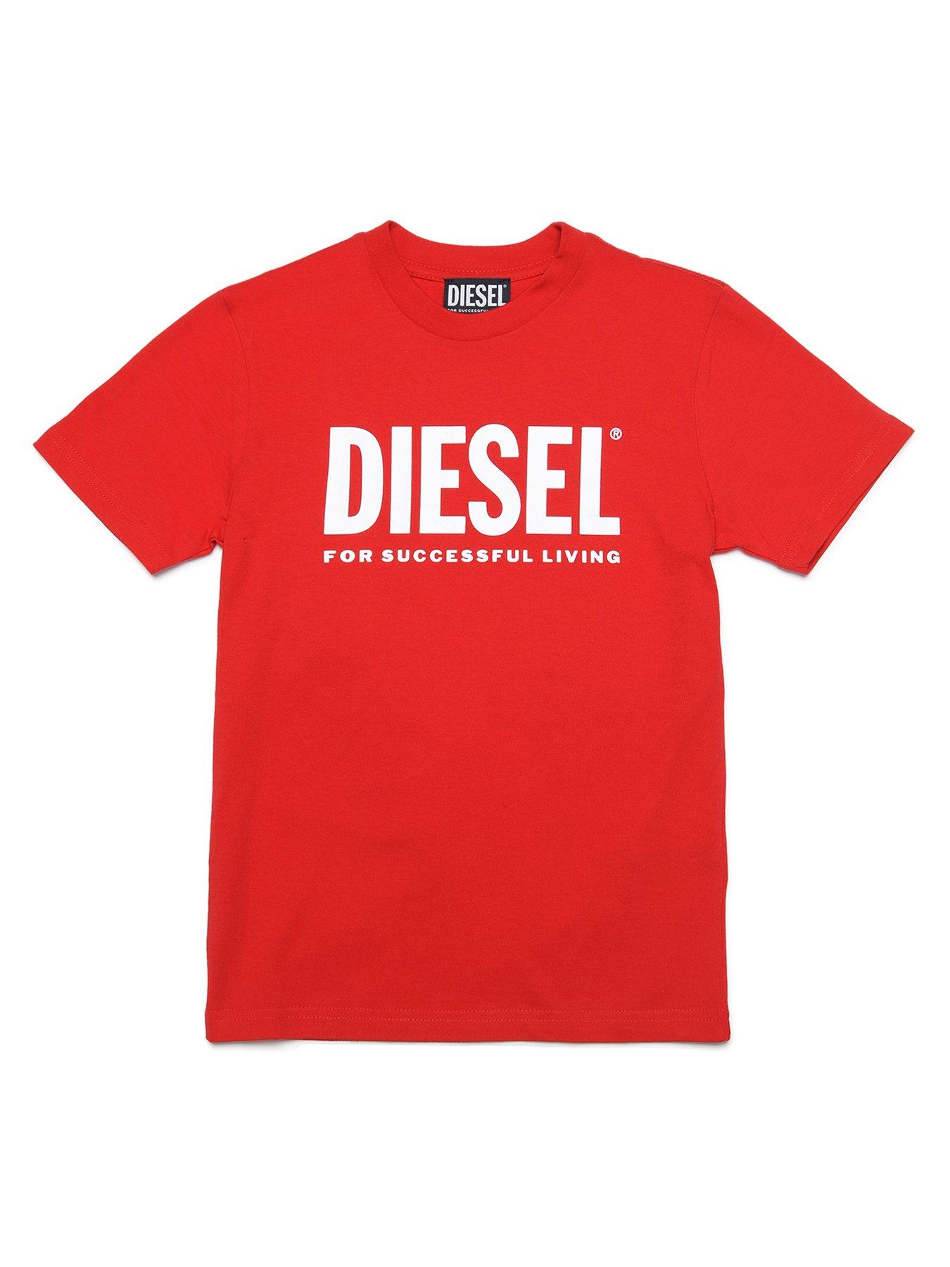 diesel red shirt