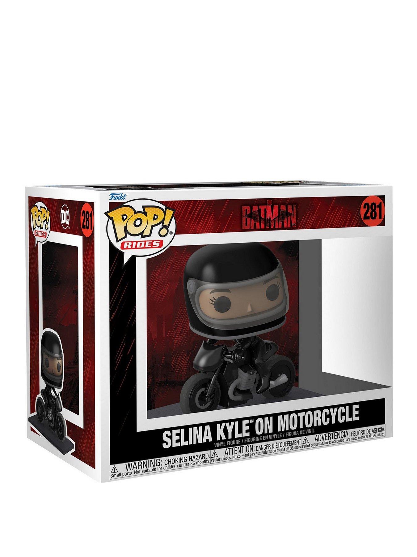 Hot Funko pop Selina Kyle on motorcycle