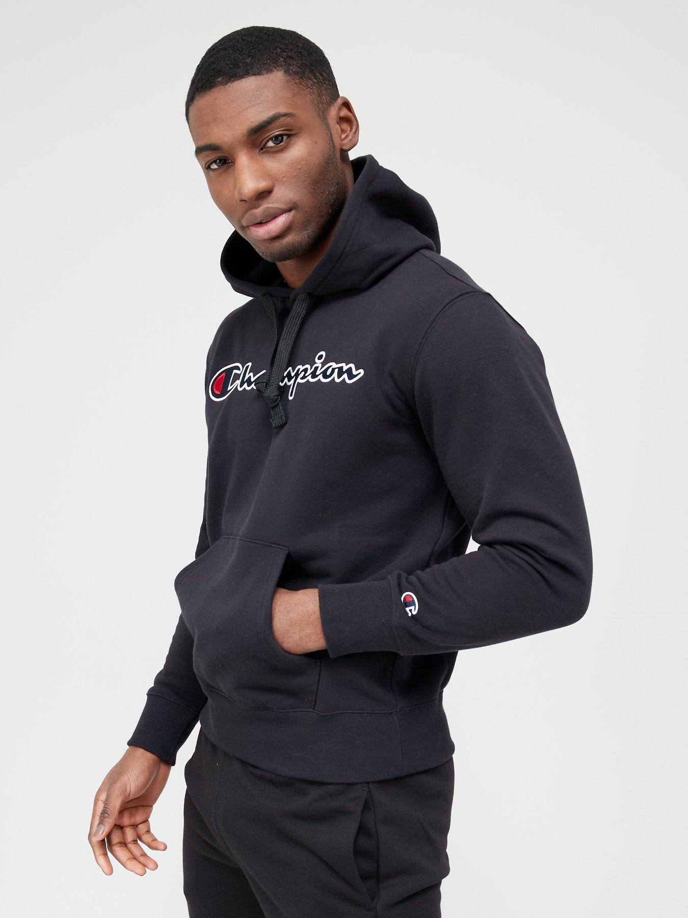 black champion mens sports sweatshirts