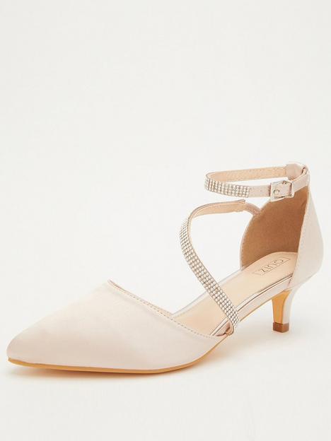 quiz-satin-asymmetric-strap-court-heels