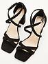  image of quiz-wide-fit-faux-suede-heeled-sandal