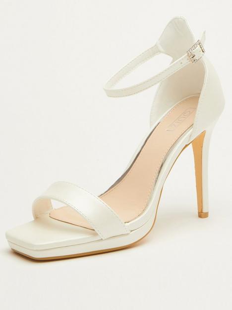 quiz-bridal-faux-leather-heeled-sandal