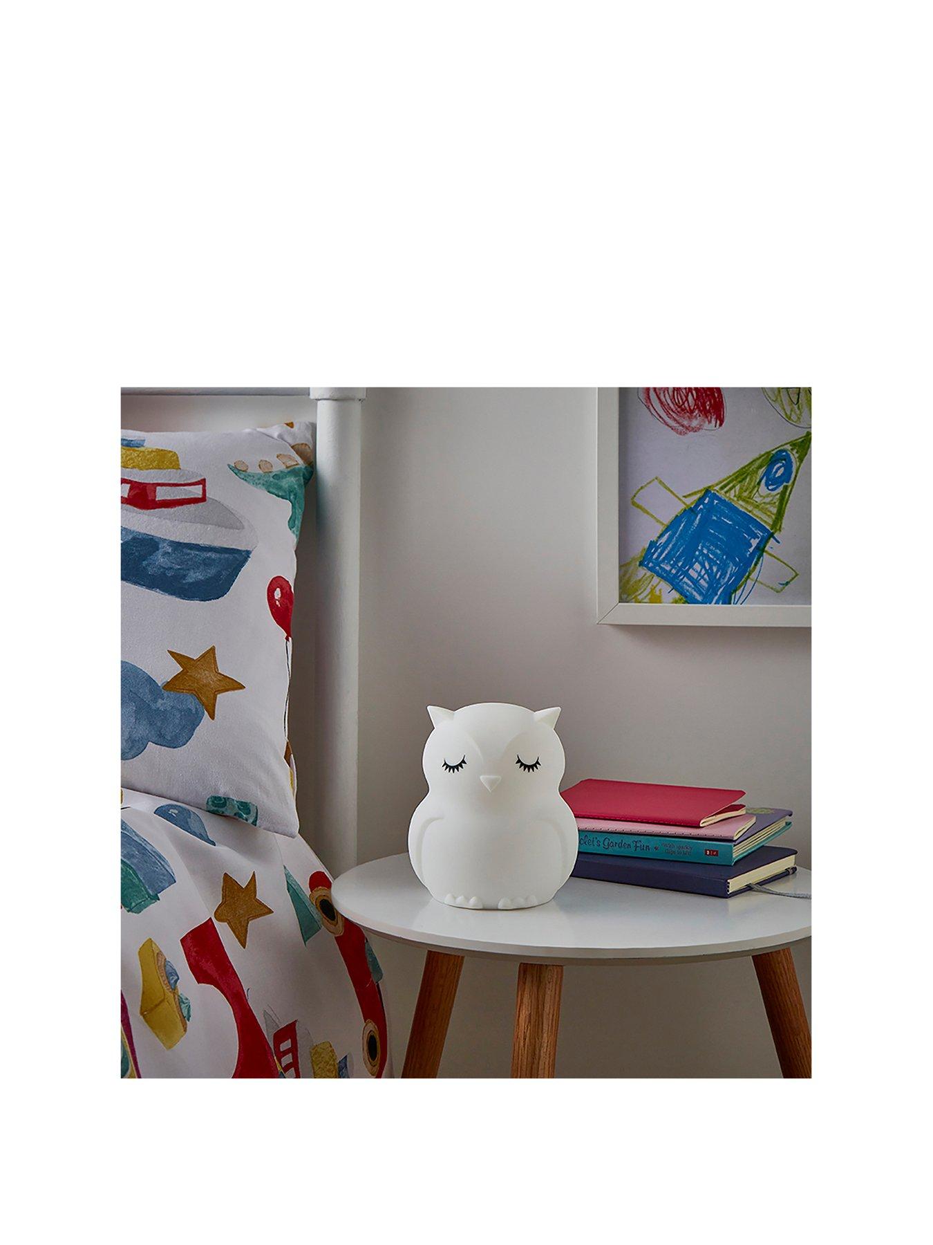 Product photograph of Glow Owl Colour Changing Night Light from very.co.uk
