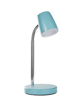Product photograph of Glow Led Task Desk Lamp - Blue from very.co.uk