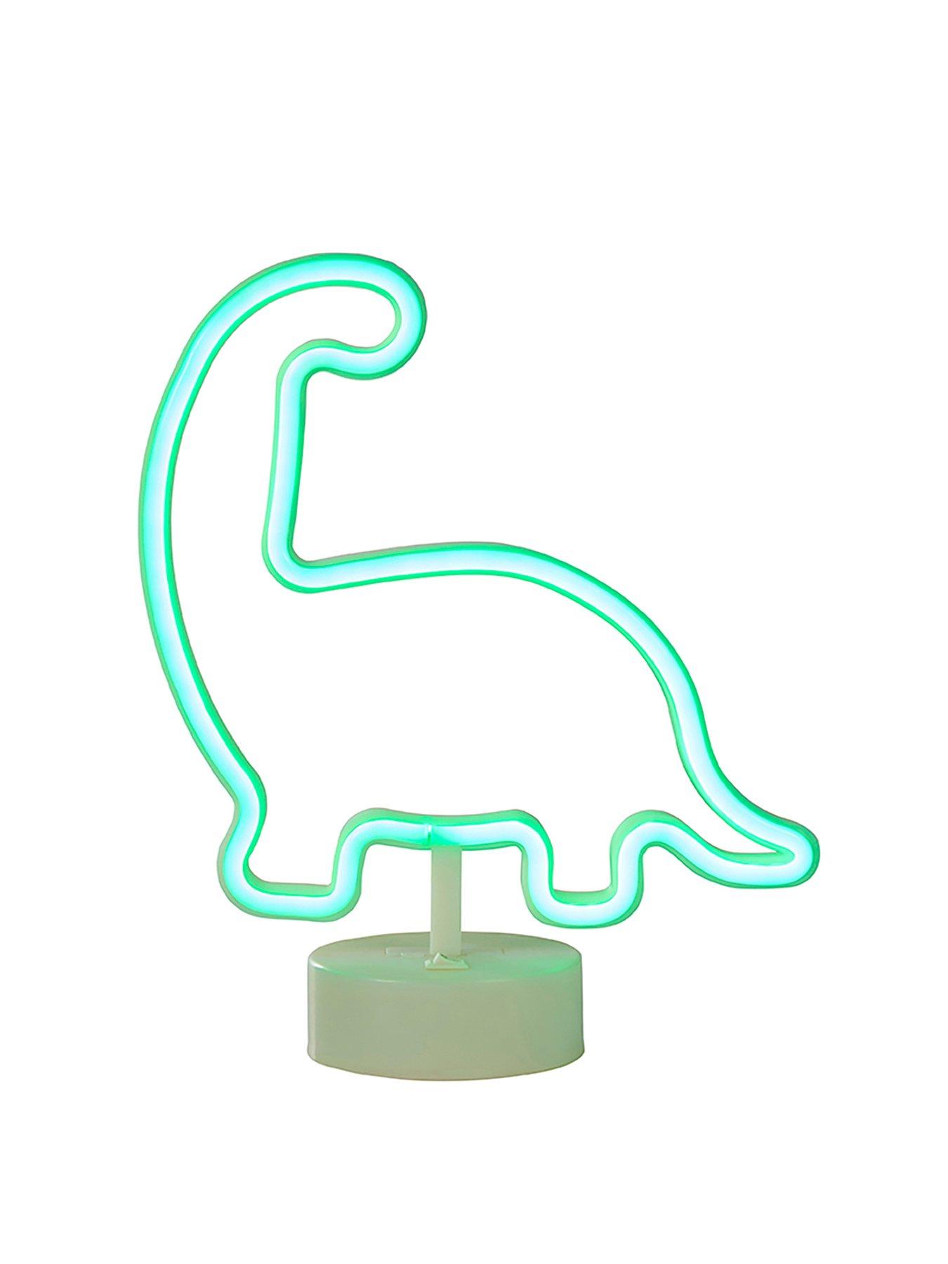 Image 1 of 5 of Glow Neon Dinosaur Table Lamp