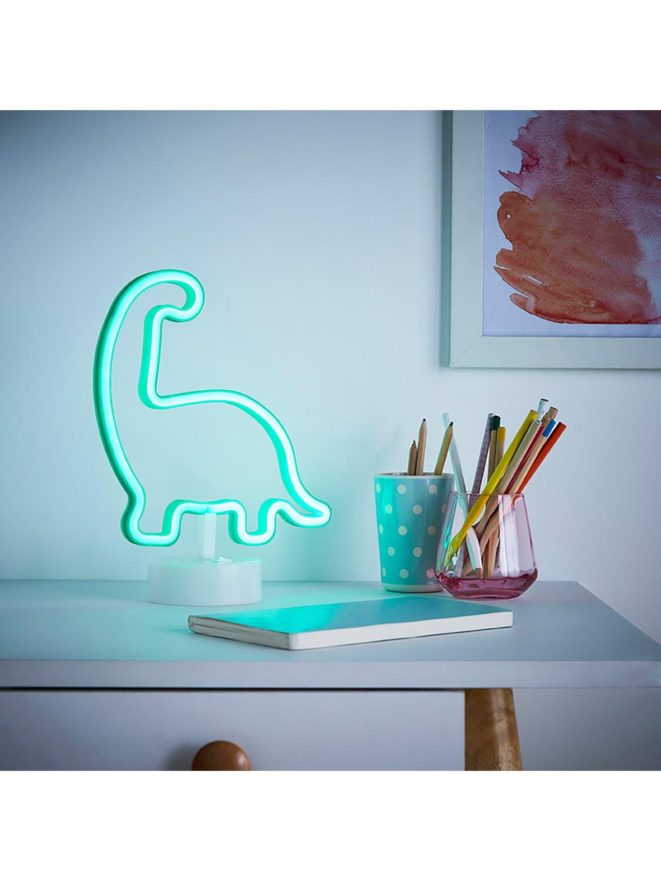 Image 2 of 5 of Glow Neon Dinosaur Table Lamp