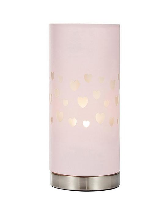 front image of glow-hearts-laser-cute-led-table-lamp