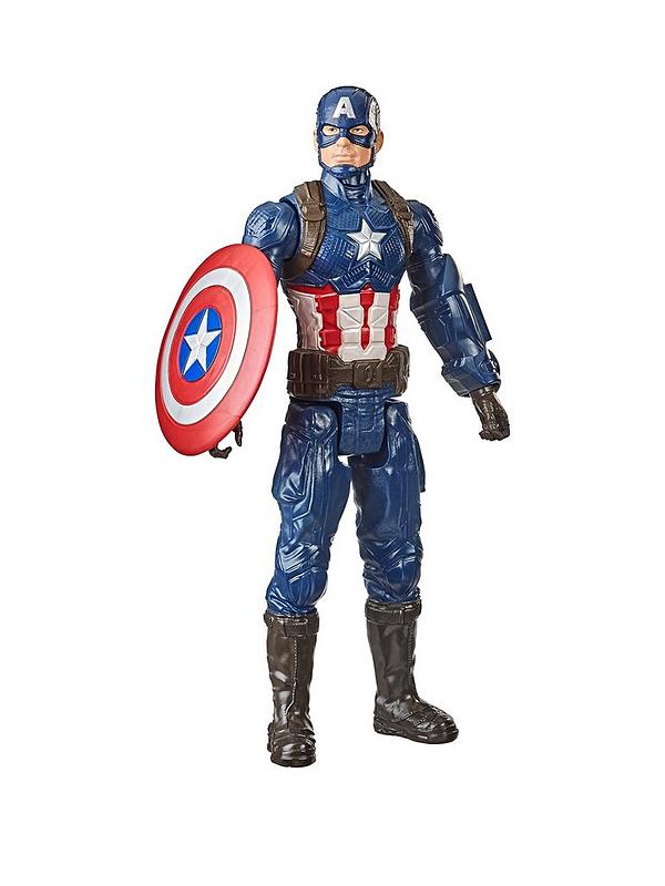 Image 1 of 3 of Marvel Avengers Titan Hero Series Action Figure - Captain America