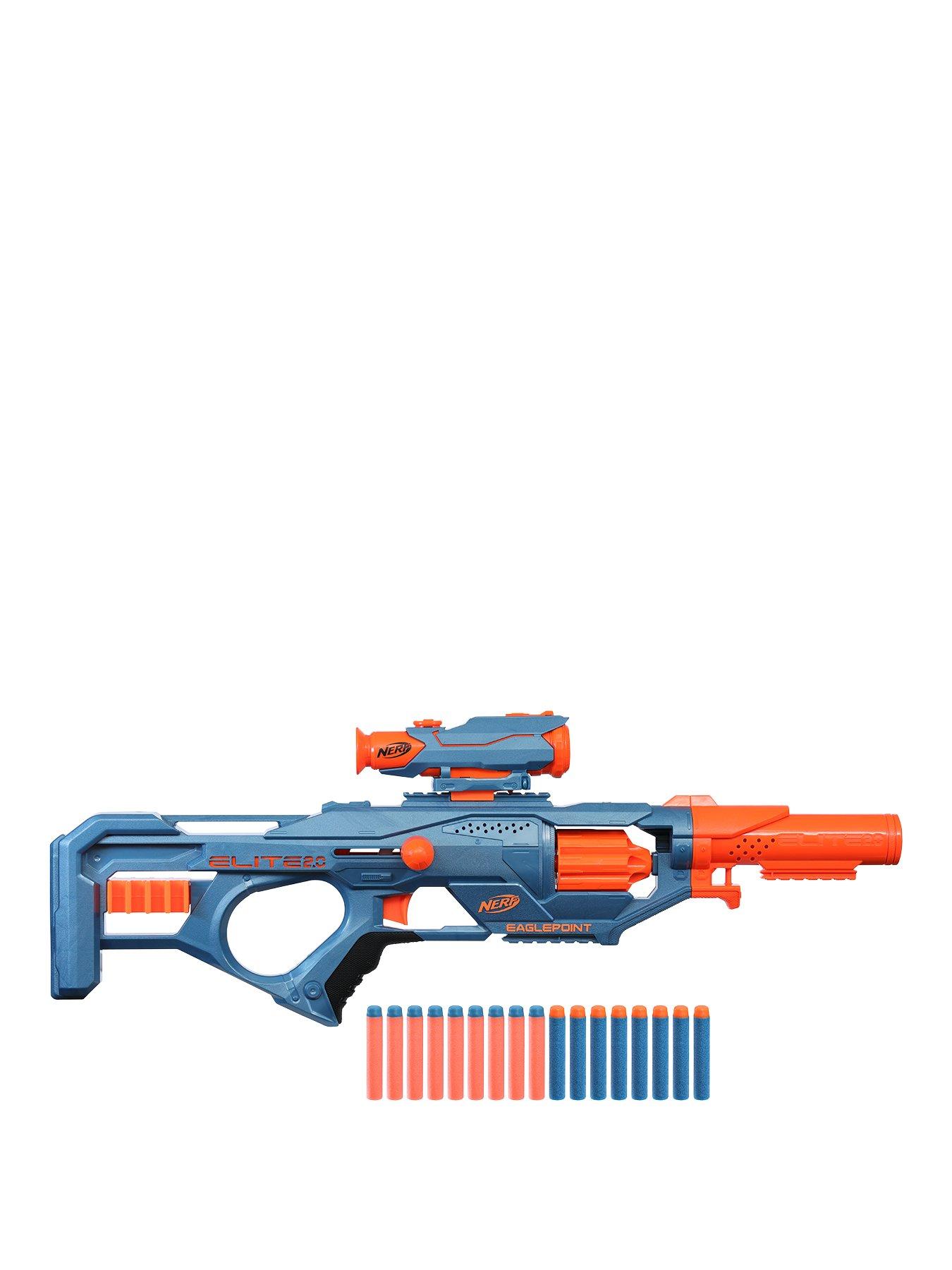 Hasbro Nerf Elite 2.0 Eaglepoint RD-8 Blaster - 8-Dart Drum, Detachable  Scope and Barrel, 16 Nerf Darts, Bolt Action