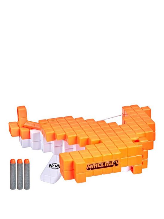 front image of nerf-minecraft-pillagers-crossbow