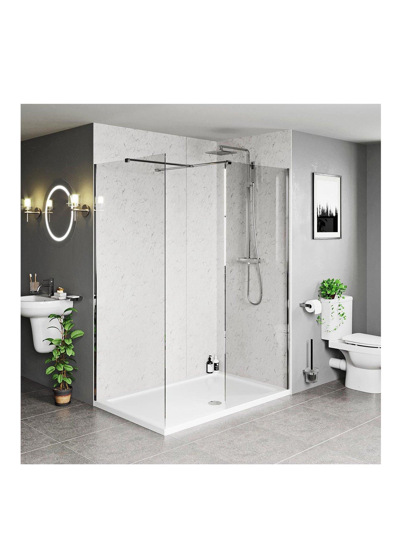 Mode Bathrooms Walk In Shower Enclosure With Stone Resin Shower Tray
