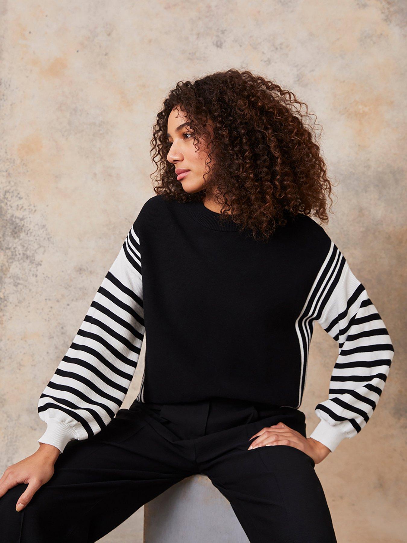 Black boxy jumper on sale uk