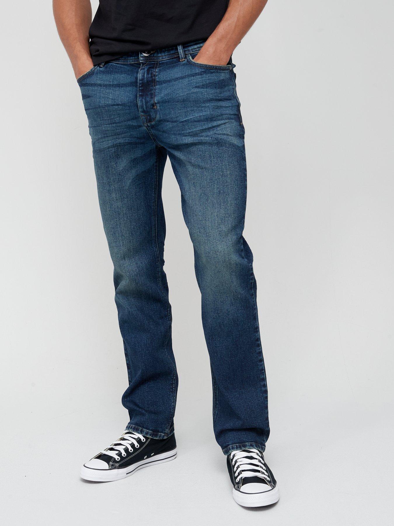 Mens Clothing Jeans Straight-leg jeans PT01 Denim Jeans in Charcoal Save 1% Blue for Men 
