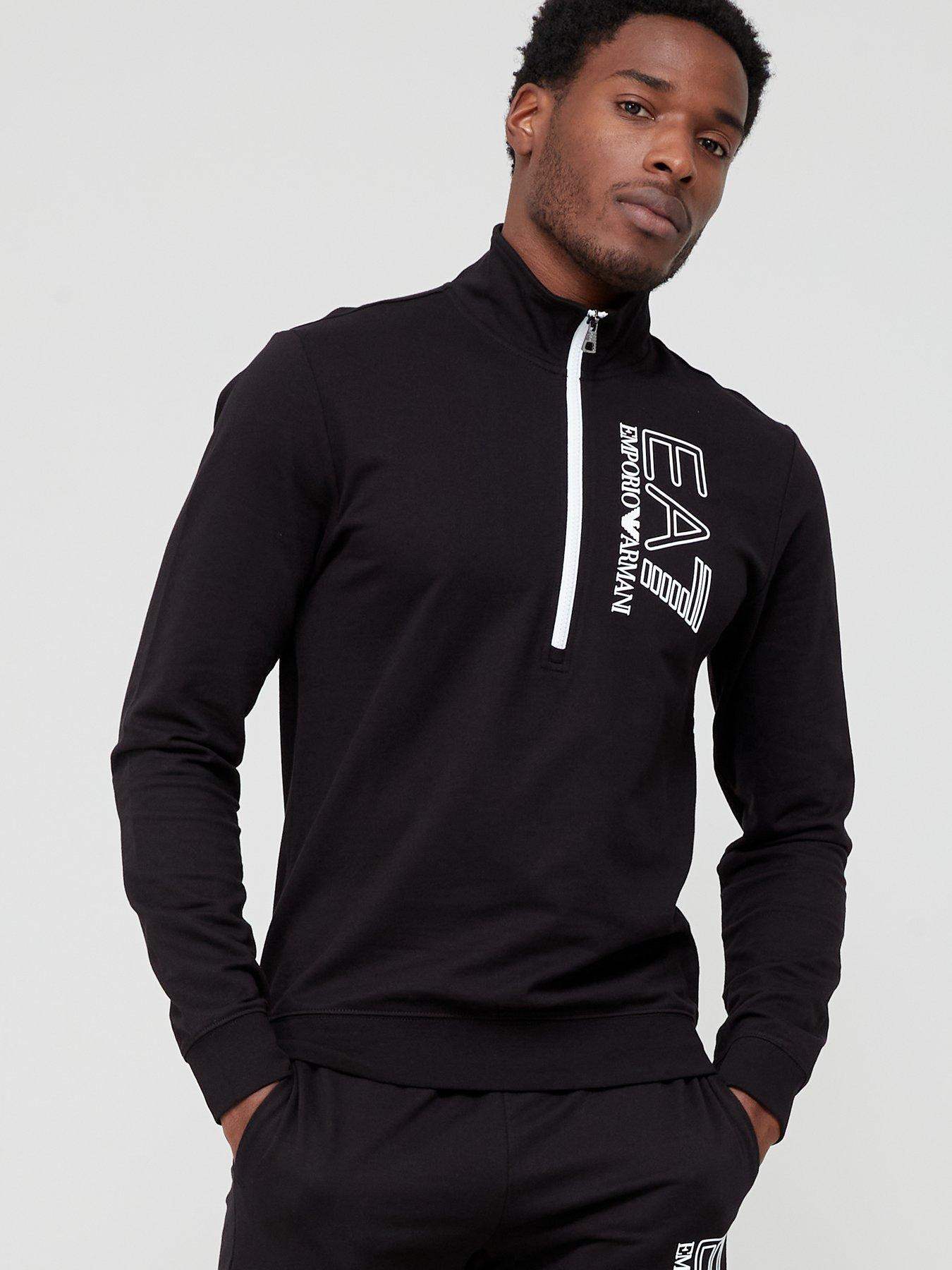 ea7 zip sweatshirt