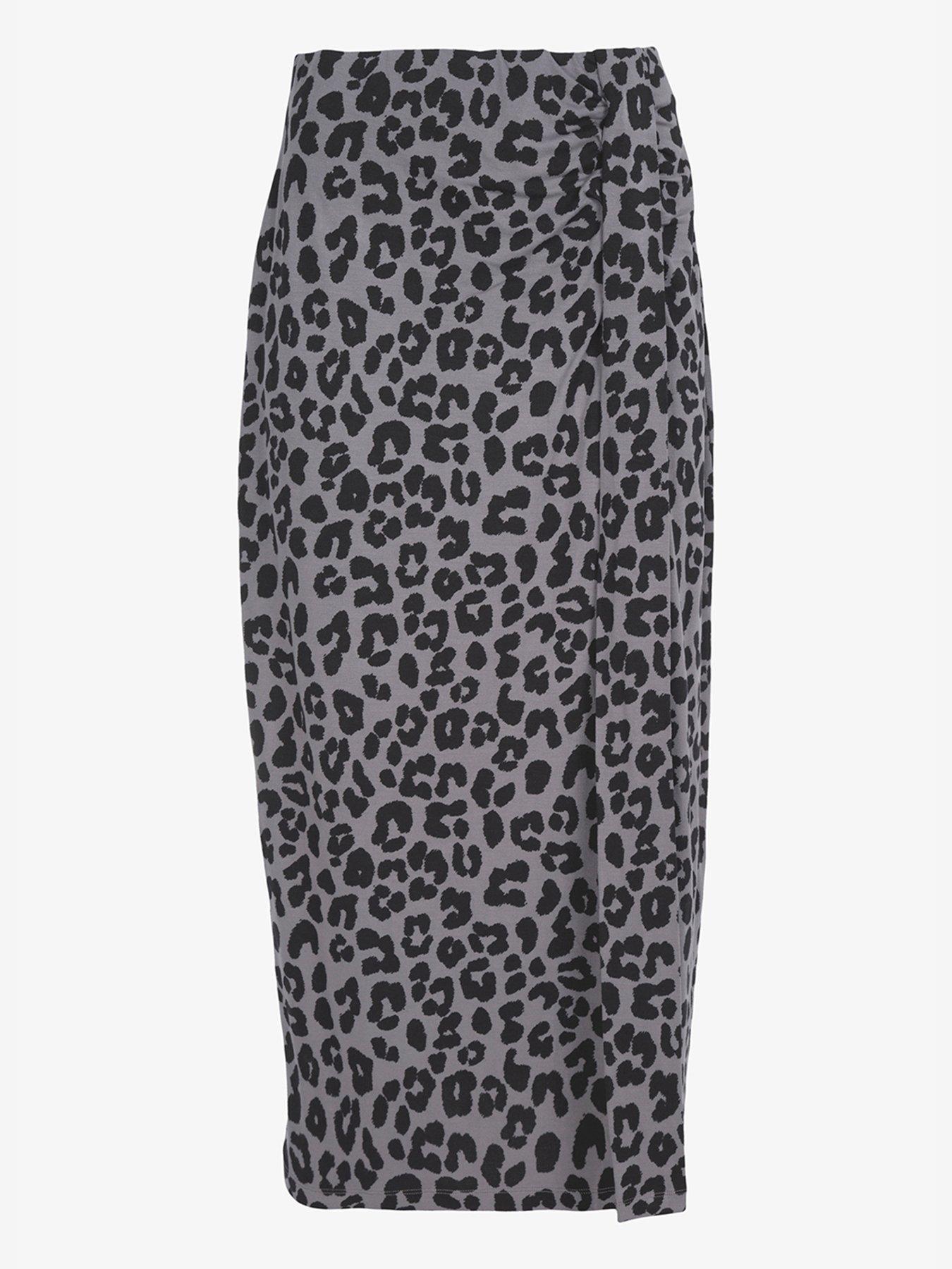 Leopard pencil skirt 7 little clearance words