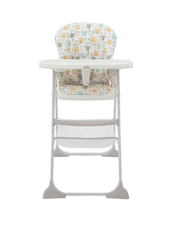 front image of joie-mimzy-snacker-highchair-beary-happy