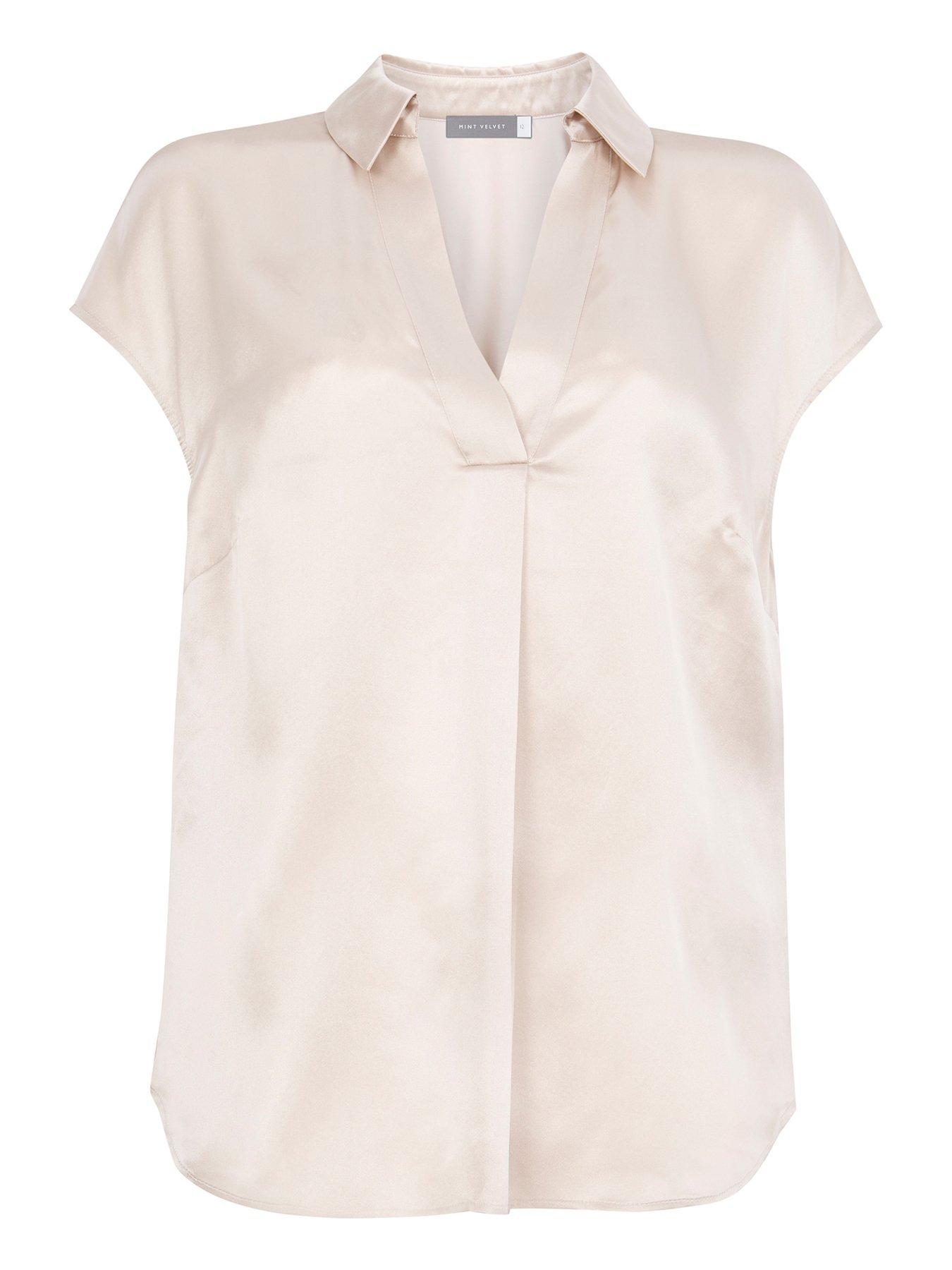 Mint Velvet Silk 1 2 Placket Resort Shirt Very