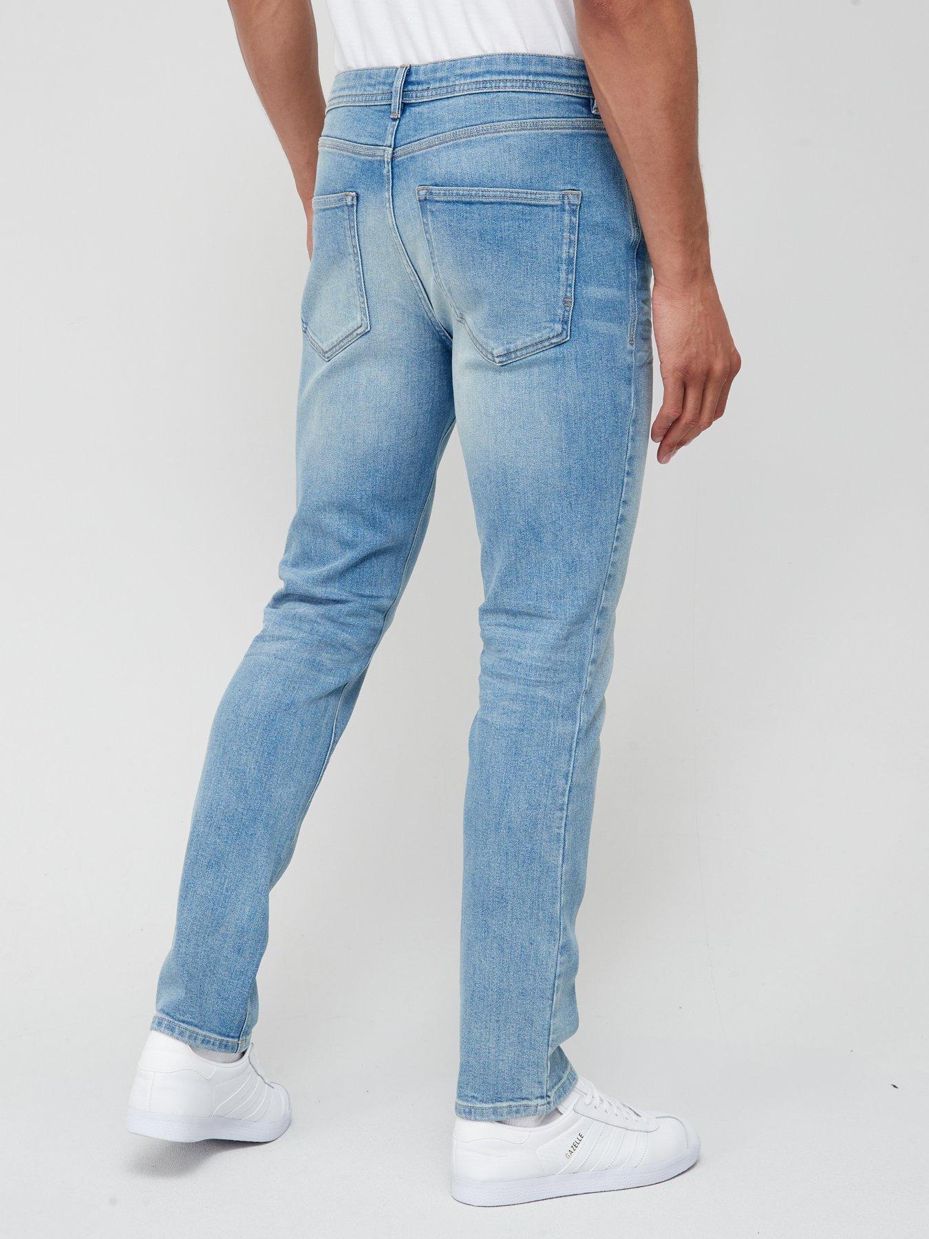 Very Man Slim Jean With Stretch - Light Blue
