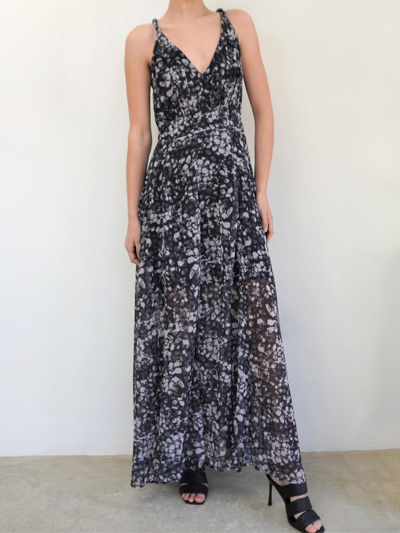 Dark grey maxi dress 2024 uk