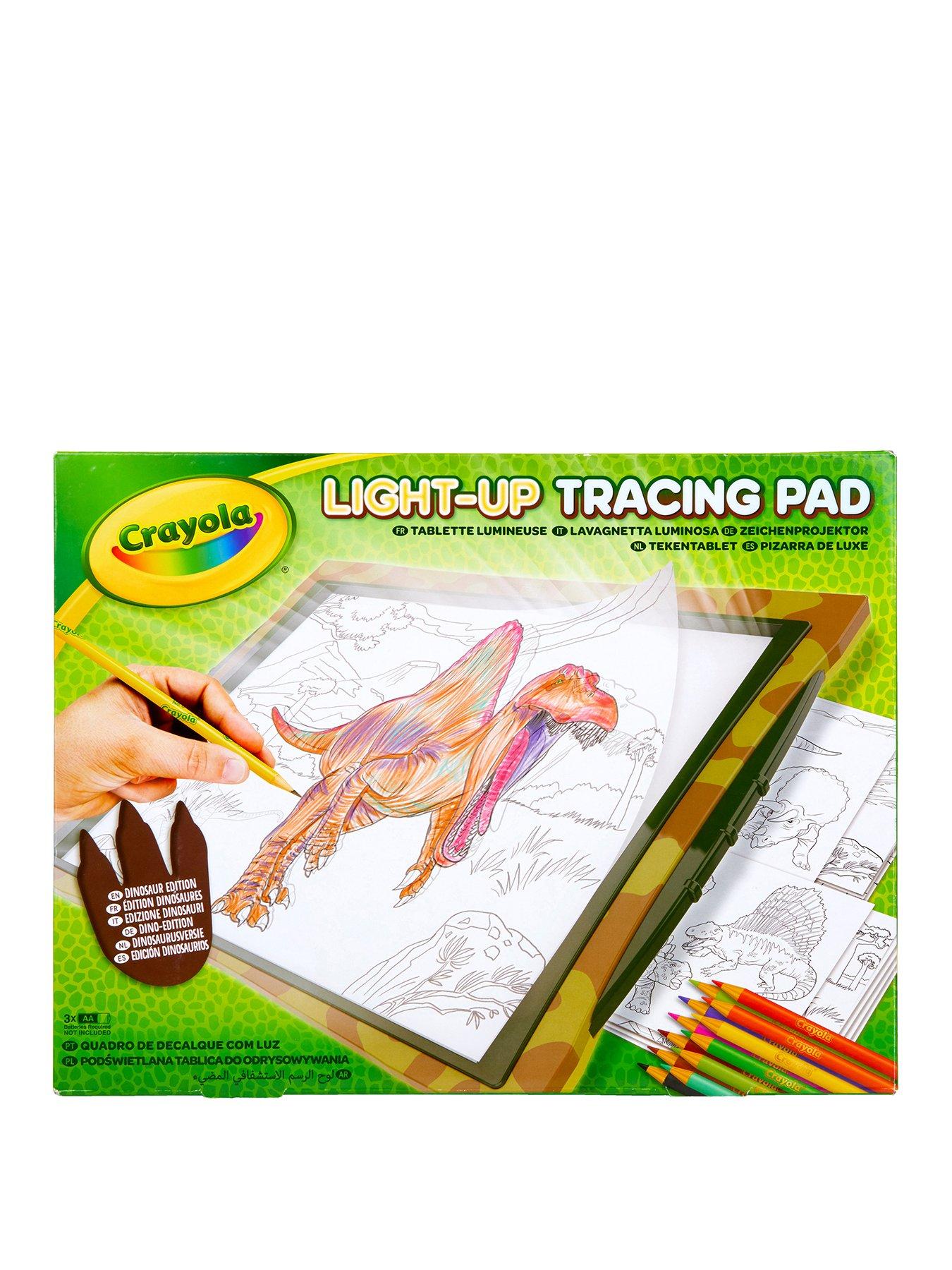 Kids Family Light Up Tracing Drawing LED Sketch Board Toy Gift w/ 12 Color  Pens 