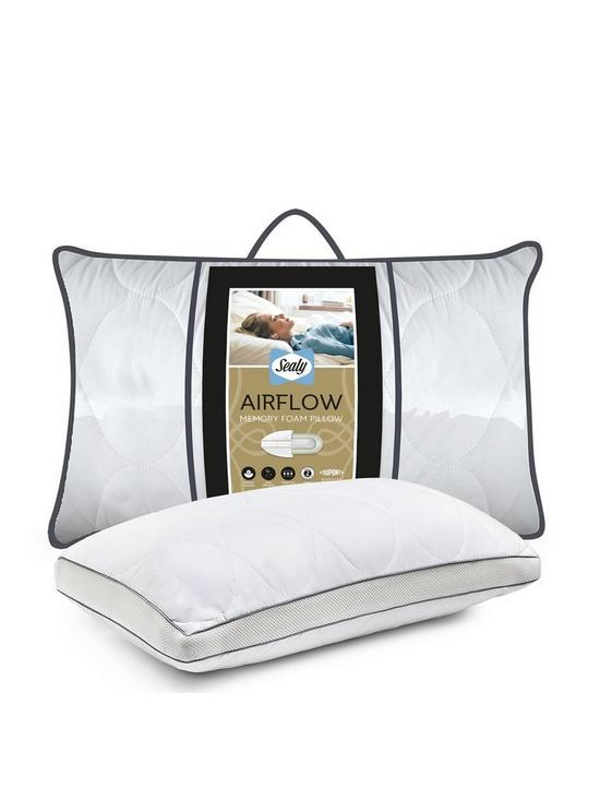 front image of sealy-airflow-pillow