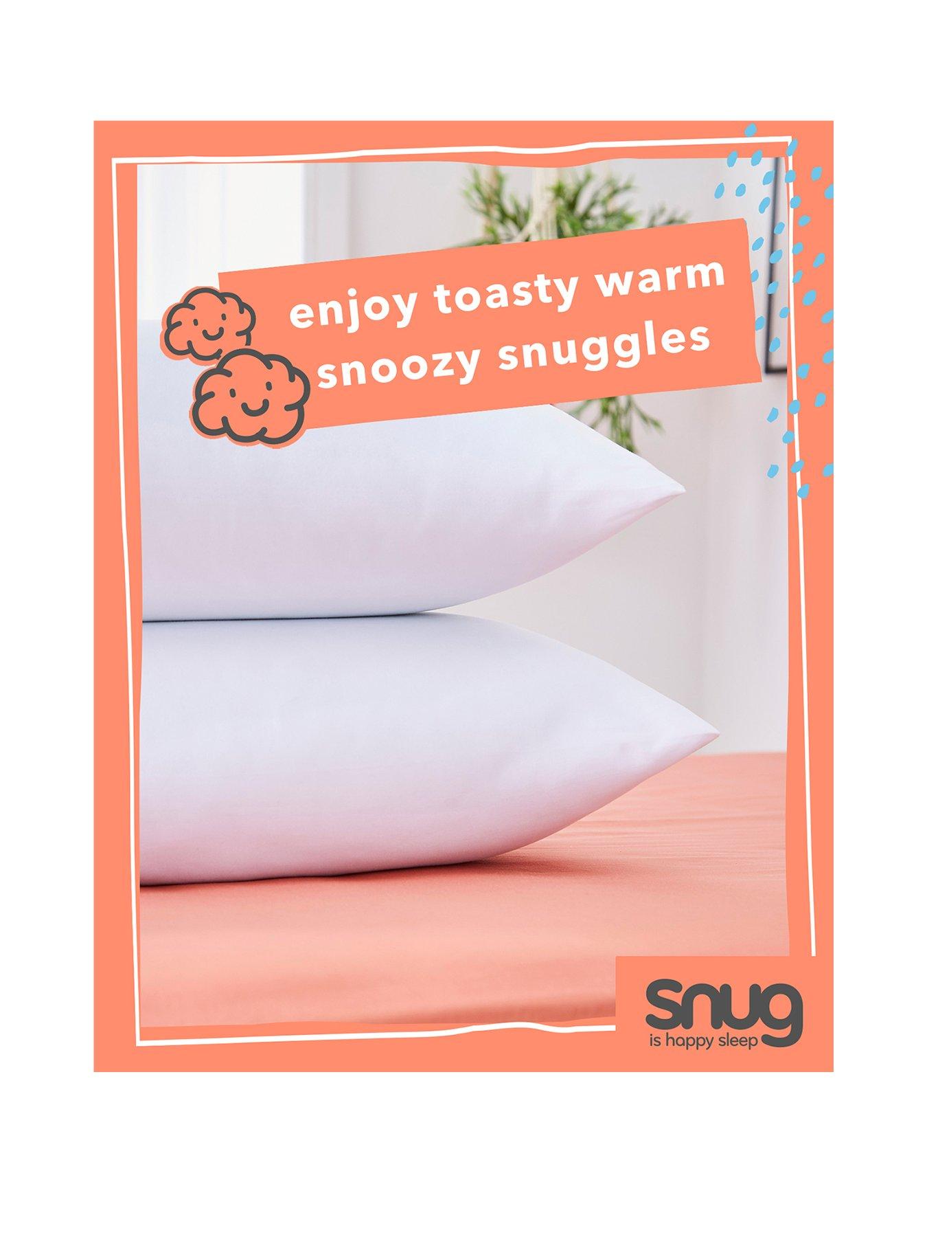 Snug Snuggle Up Pillow Pair White very.co.uk