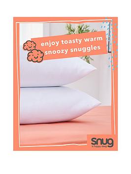 Product photograph of Snug Snuggle Up Pillow Pair - White from very.co.uk