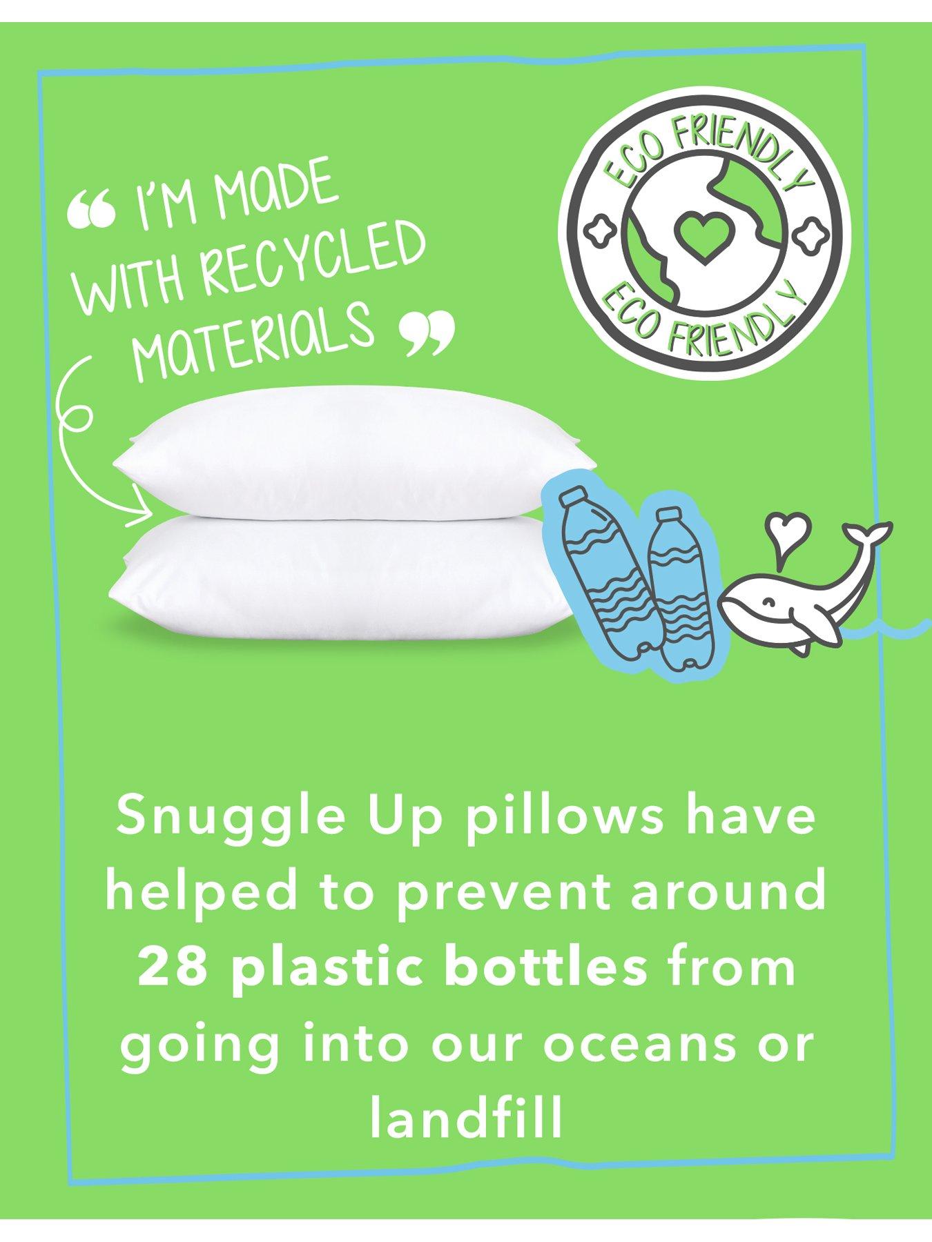 Image 4 of 5 of Snug Snuggle Up Pillows - 4 Pack - White