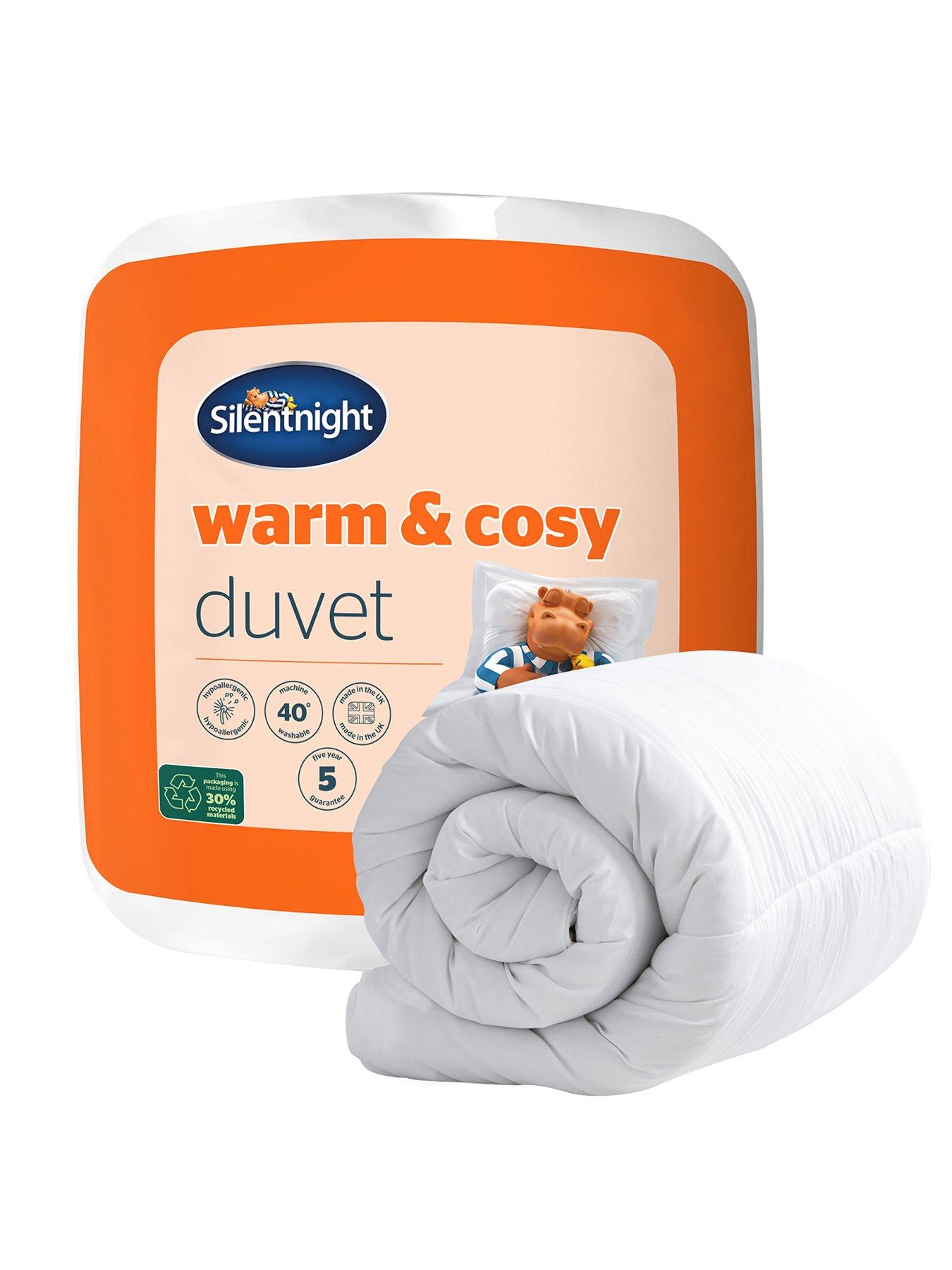 Product photograph of Silentnight Warm Amp Cosy Duvet - 13 5 Tog - White from very.co.uk