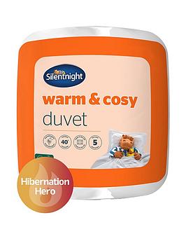 Product photograph of Silentnight Warm Amp Cosy Duvet - 15 Tog - White from very.co.uk