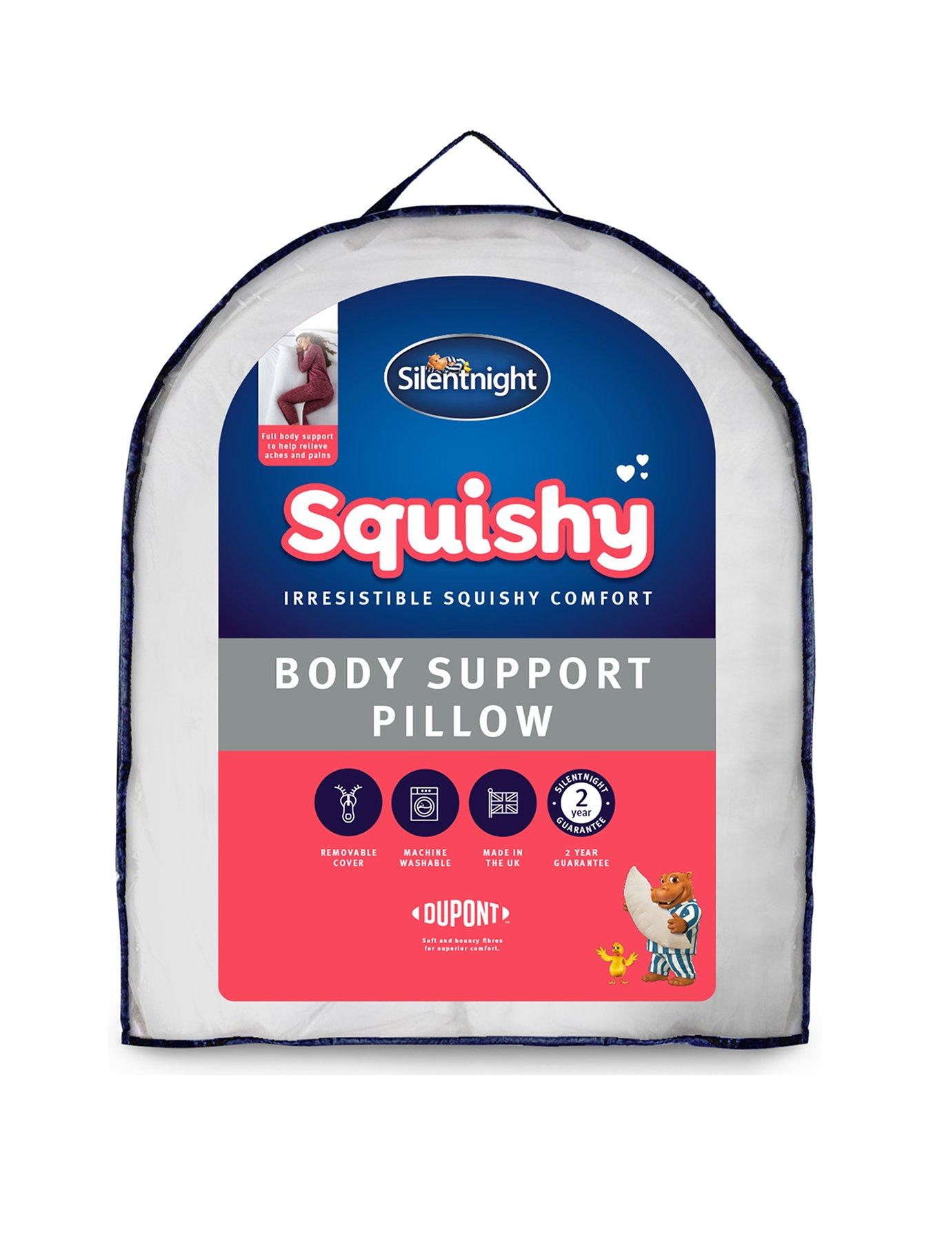 Silentnight Squishy Body Pillow - White