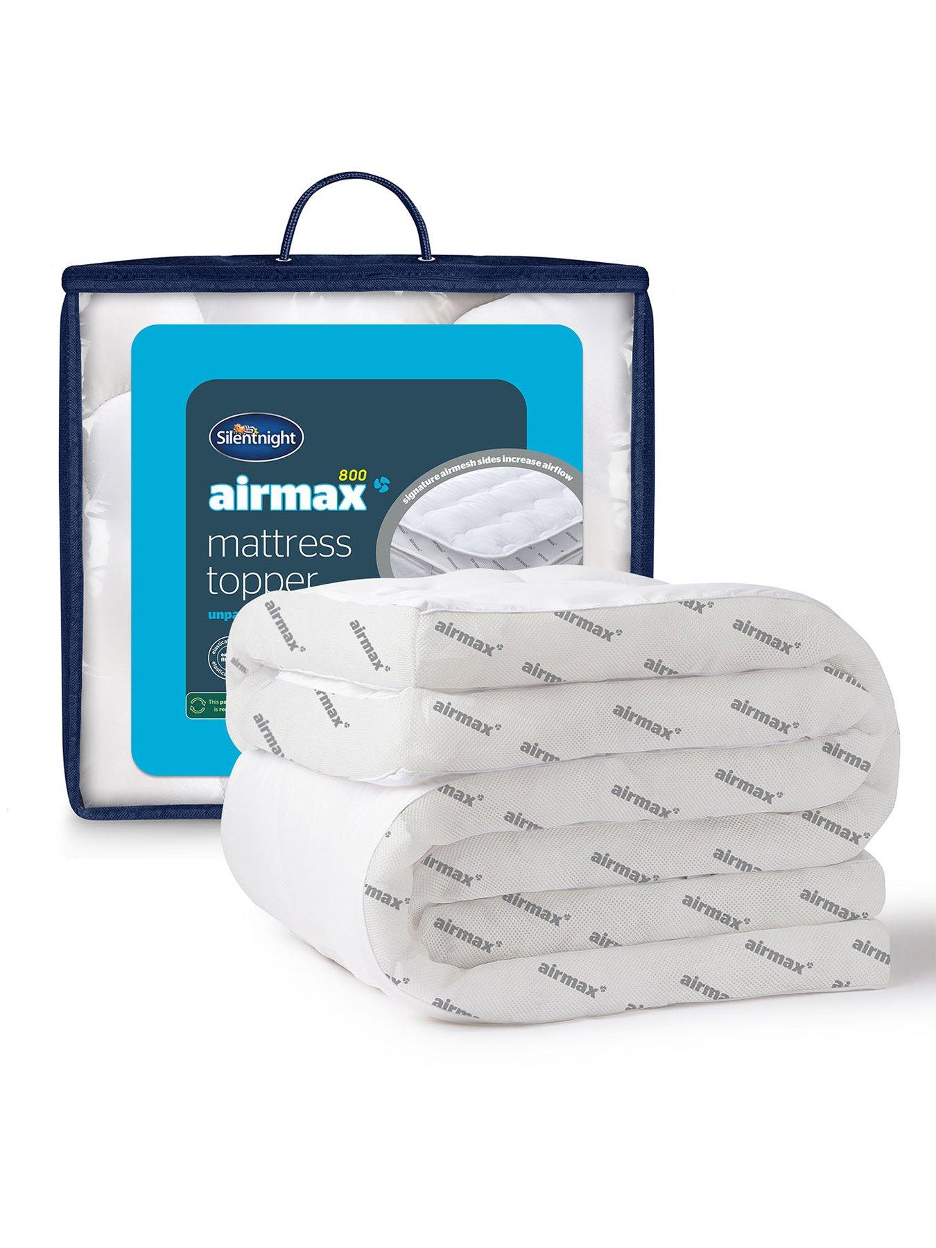 Silentnight Airmax 800 8 cm Mattress Topper - White