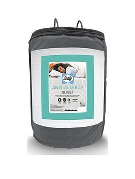 Product photograph of Sealy Anti Allergy 10 5 Tog Duvet - White from very.co.uk