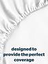  image of silentnight-pure-cotton-40cm-extra-deep-fitted-sheet-white
