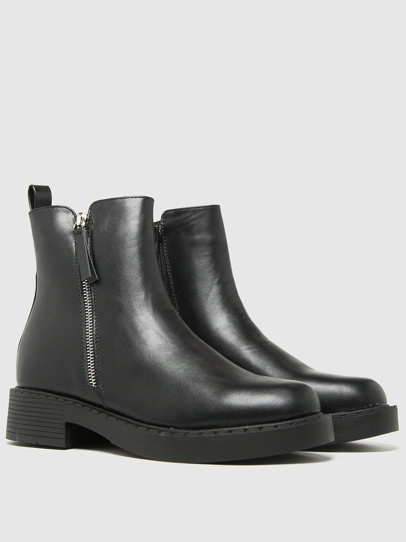 Shoes & boots Amos Chunky Side Zip Chelsea Boot - Black