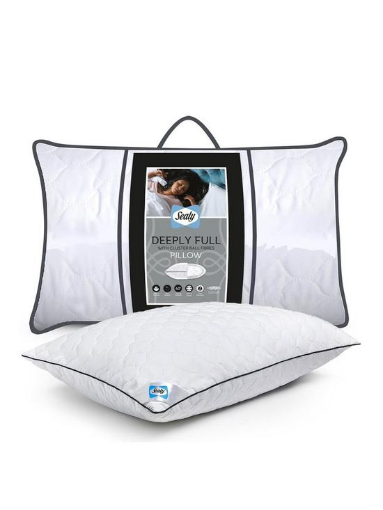 front image of sealy-deeply-full-pillow