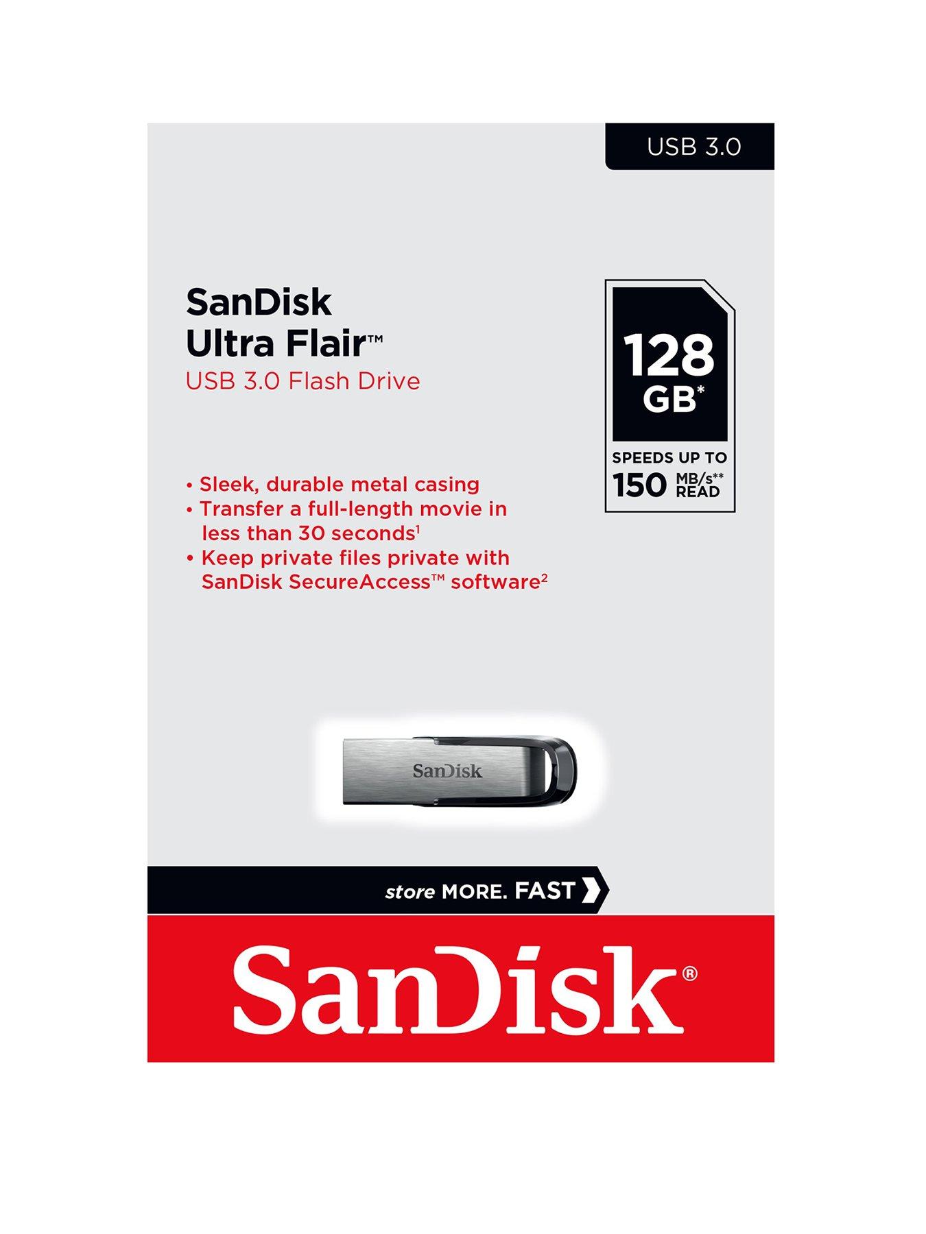 SanDisk Ultra Flair 128GB USB 3.0 Flash Drive